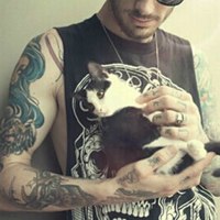 最新时尚另类个性纹身男头像