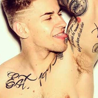 最新时尚另类个性纹身男头像