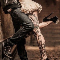 超时尚个性的情侣纹身头像