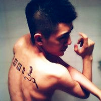 欧美超拽男生纹身头像图片