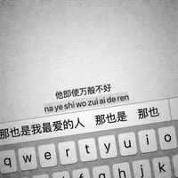 键盘背景qq个性文字头像