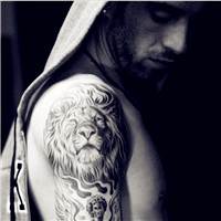 超有范的欧美霸气男生纹身头像