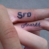 情侣专属的纹身qq头像图片