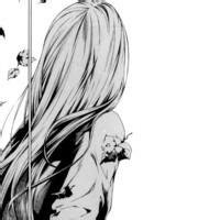 非主流女生背影黑白qq头像