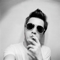 超拽帅气男生黑白qq头像图片