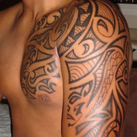 个性霸气的欧美帅哥纹身头像