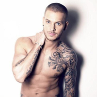 个性霸气的欧美帅哥纹身头像