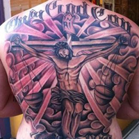 个性霸气的欧美帅哥纹身头像