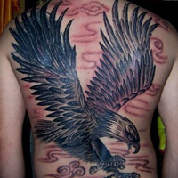 个性霸气的欧美帅哥纹身头像