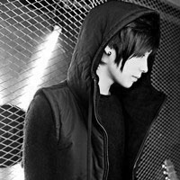 黑白系列帅气男生卫衣头像