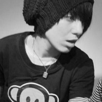 黑白系列帅气男生卫衣头像