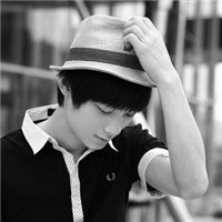 黑白系列帅气男生卫衣头像