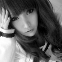 最新非主流漂亮女生黑白qq头像