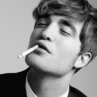 超拽的帅哥qq黑白头像图片