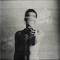 超拽的帅哥qq黑白头像图片