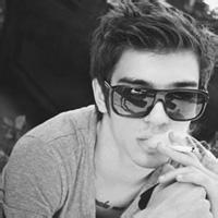 超拽的帅哥qq黑白头像图片