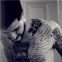 十月最新欧美霸气男生纹身头像