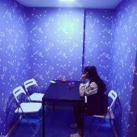 最新创意情侣双影带字头像图片