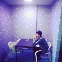 最新创意情侣双影带字头像图片