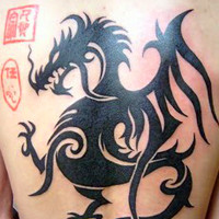 超霸气的微信纹身头像图片