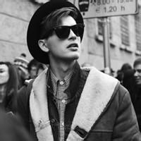 帅哥式欧美风欧美帅气男生黑白头像图片大全