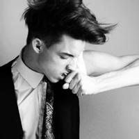 浪荡不羁的欧美帅哥黑白头像