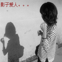 女生悲伤带字黑白qq头像