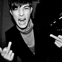 帅哥霸气qq黑白头像合集