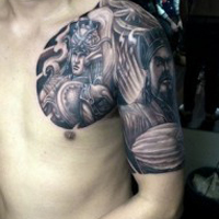 黑社会超拽霸气纹身头像合集