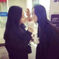 最新美女小清新唯美闺蜜头像图片