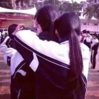 最新美女小清新唯美闺蜜头像图片