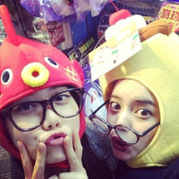 最新美女小清新唯美闺蜜头像图片