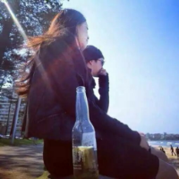 最新美女小清新唯美闺蜜头像图片