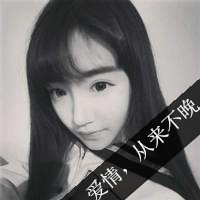 最新时尚个性美女黑白头像图片