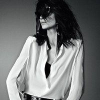 欧美女生时尚经典黑白头像