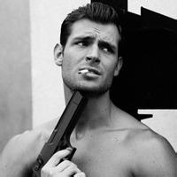 欧美俊男靓女个性黑白头像