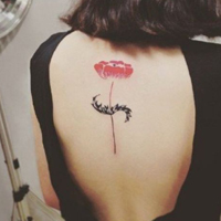 90后女生精美纹身头像合集