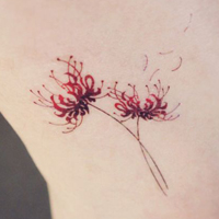 90后女生精美纹身头像合集