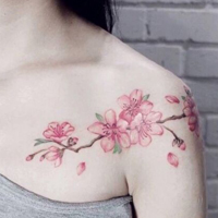 90后女生精美纹身头像合集