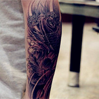 超拽霸气纹身扣扣个性头像