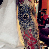 超拽霸气纹身扣扣个性头像