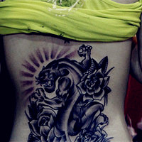 超拽霸气纹身扣扣个性头像