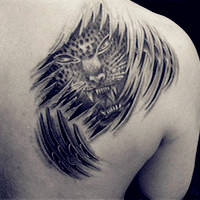 超拽霸气纹身扣扣个性头像