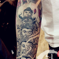 超拽霸气纹身扣扣个性头像