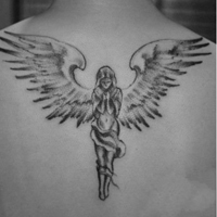 帅气男模qq个性纹身头像