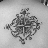 帅气男模qq个性纹身头像