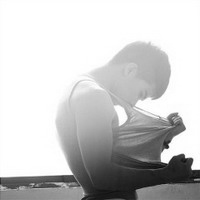 男女混合黑白伤感qq头像