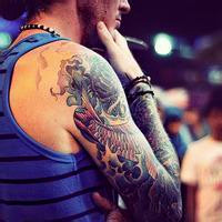 欧美时尚霸气男生纹身头像合集