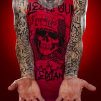 欧美霸气男生纹身头像合集