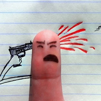 创意手指qq可爱搞笑头像图片